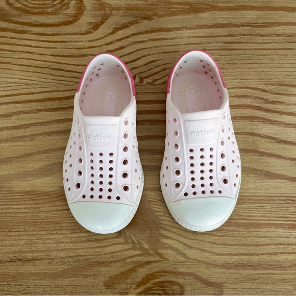Native Jefferson Child Shoes, Pink Colorblock - Picture 2 of 4